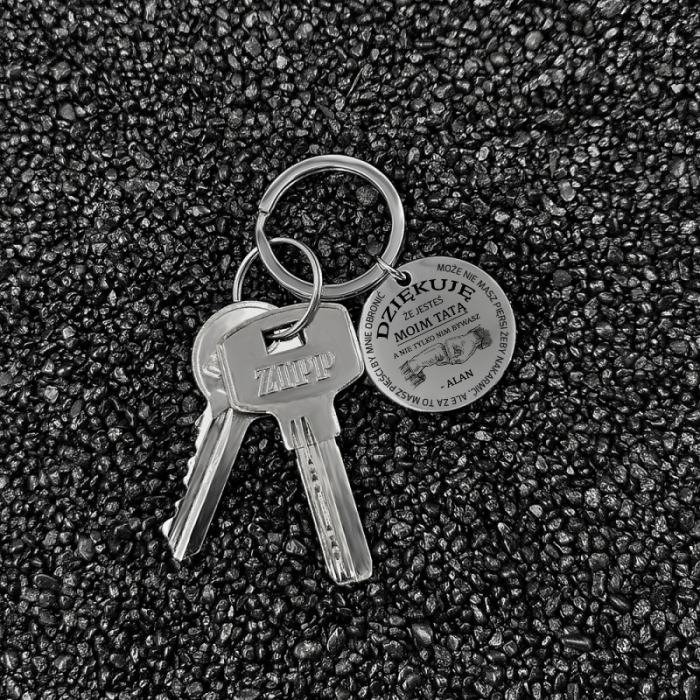 Upominek dla Taty Breloczek Personalizowany