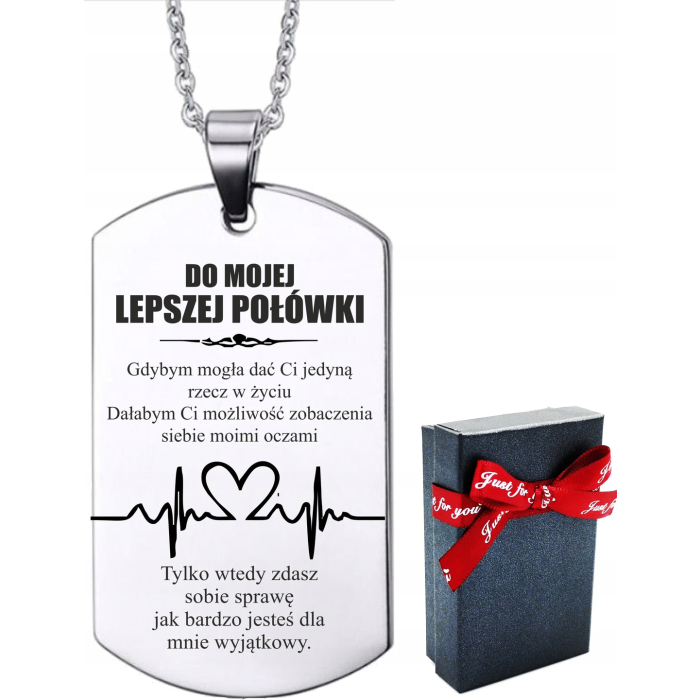 Srebrna Zawieszka dla Ukochanego
