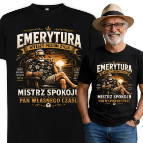 Koszulka Dla Emeryta - Emerytura Wyższy Poziom Życia