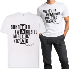 Koszulka Męska dla Taty - Krzyżówka TATA KOZAK