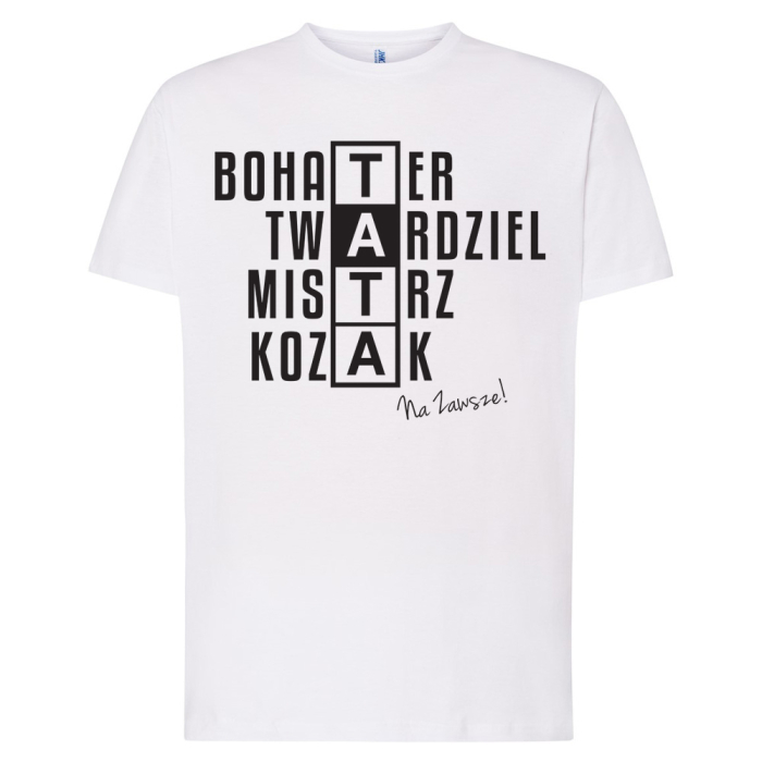 Koszulka Męska dla Taty - Krzyżówka TATA KOZAK