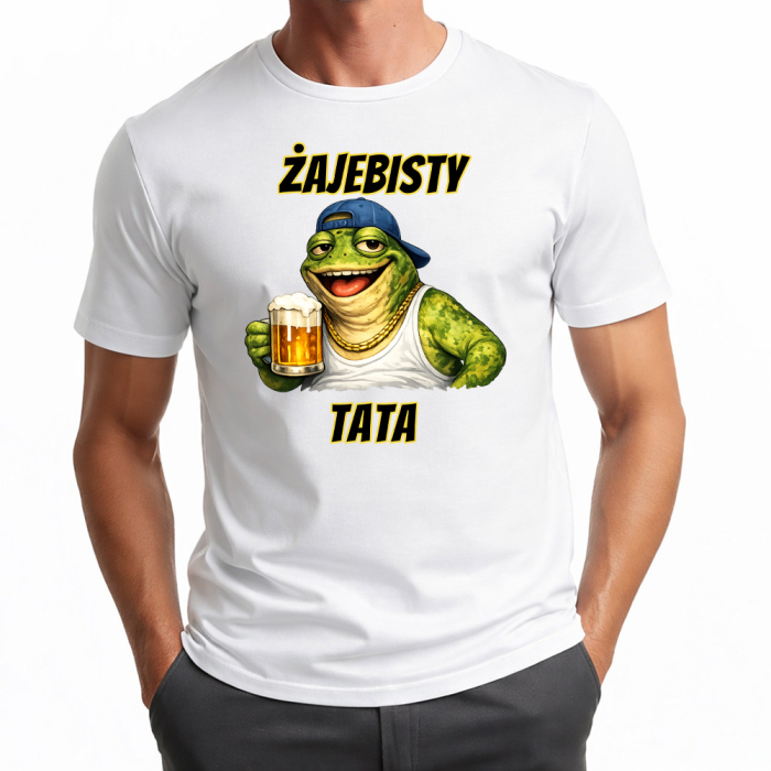Koszulka Męska dla Taty - Żajebisty Tata