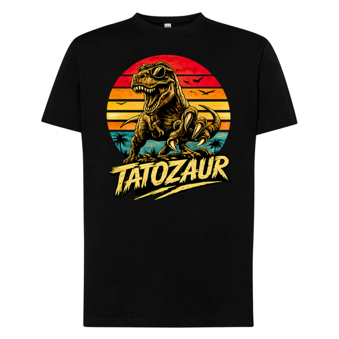 Koszulka Dla Taty - Tatozaur Dzień Ojca T-SHIRT Dinozaur