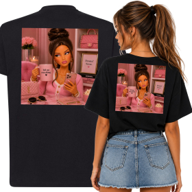 DRAMA QUEEN Oversize T-shirt Damski