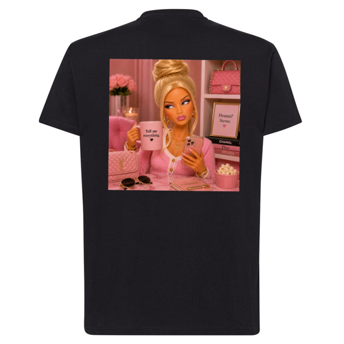 DRAMA QUEEN Oversize T-shirt Damski