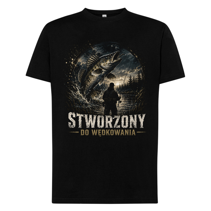 Koszulka Dla Wędkarza - Stworzony Do Wędkowania