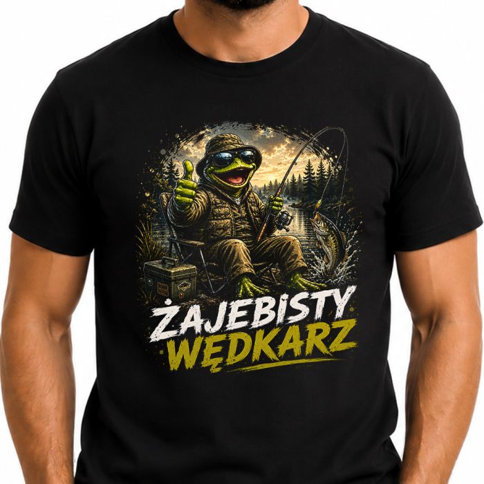 Koszulka Dla Wędkarza - Żajebisty Wędkarz