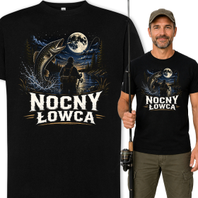 Koszulka Dla Wędkarza - Nocny Łowca