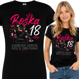 Koszulka Damska - Boska 18-stka w blasku zajebistości
