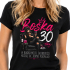 Damski T-shirt na 30 urodziny - Boska 30-stka w blasku zajebistości