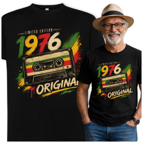 Koszulka Męska Na 50 Urodziny - Limited Edition 1976 Original