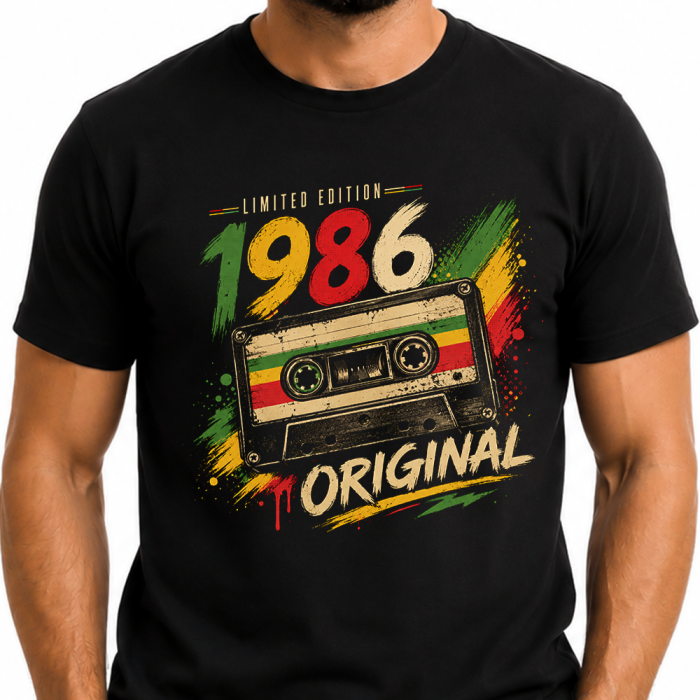 Koszulka Męska Na 40 Urodziny - Limited Edition 1986 Original
