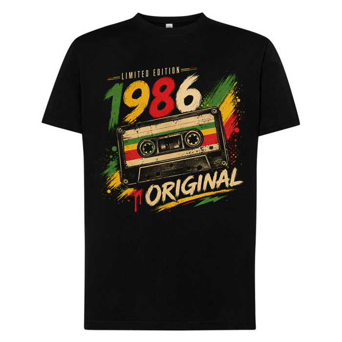 Koszulka Męska Na 40 Urodziny - Limited Edition 1986 Original
