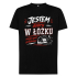Koszulka Męska Jestem Dobry w Łóżku Mogę Spać Godzinami - Śmieszny T-Shirt