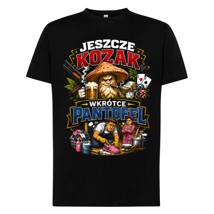 Koszulka Na Wieczór Kawalerski - Jeszcze Kozak - Wkrótce Pantofel - Dla Pana Młodego