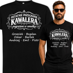 Koszulka Na Wieczór Kawalerski - OSTATNIE POŻEGNANIE KAWALERA