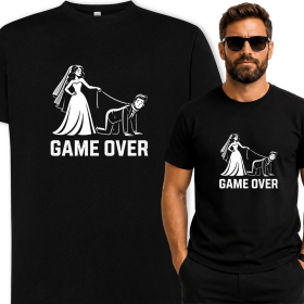 Koszulka Na Wieczór Kawalerski - Game Over Dla Przyszłego Pana Młodego