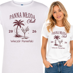 Koszulka Na Wieczór Panieński - Panna Młoda Club - Klub Panny Młodej