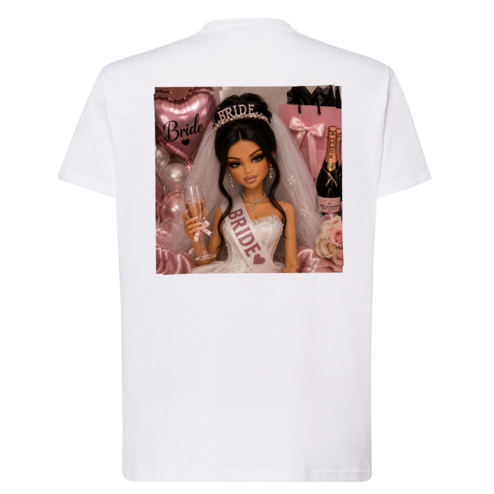 Koszulka dla Panny Młodej BRIDE na Wieczór Panieński DOLL LALKA