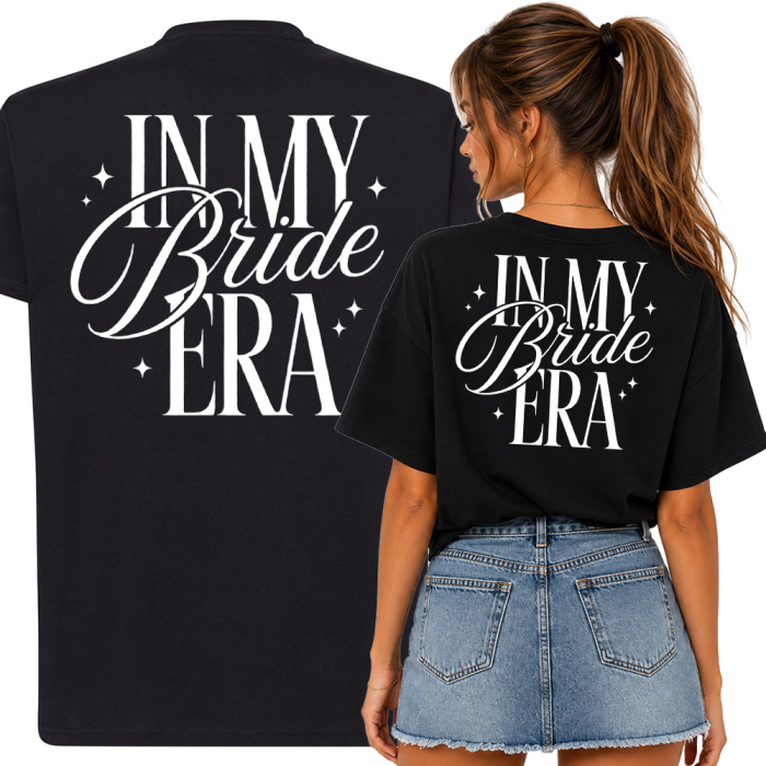 Oversize Koszulka Dla Panny Młodej - IN MY BRIDE ERA