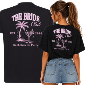 Koszulka na WIECZÓR PANIEŃSKI THE BRIDE CLUB Oversize T-Shirt