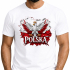 Koszulka Męska Patriotyczna - Polska Orzeł Mapa Godło Biały