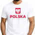 Męska Koszulka Patriotyczna – POLSKA Godło | Koszulka dla Kibica Reprezentacji Polski