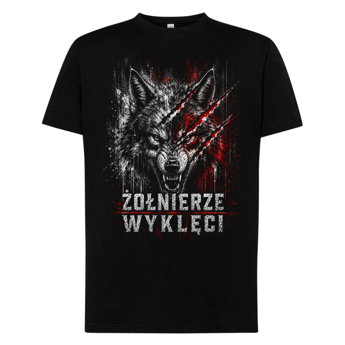 Męska Koszulka Patriotyczna – Żołnierze Wyklęci Wilk