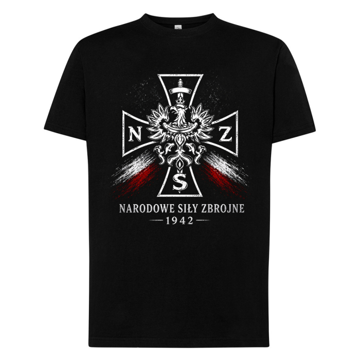 Męska Koszulka Patriotyczna – Narodowe Siły Zbrojne 1942 NSZ