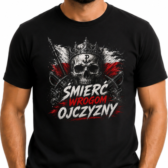 Męska Koszulka Patriotyczna - Śmierć Wrogom Ojczyzny