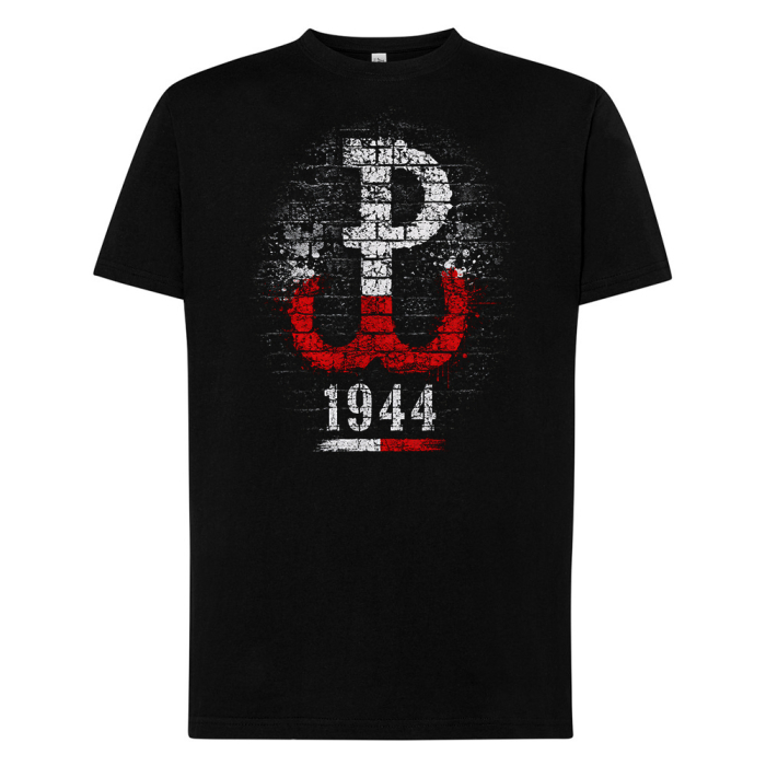 Męska Koszulka Patriotyczna - Polska Walcząca 1944 Symbol Powstania Warszawskiego