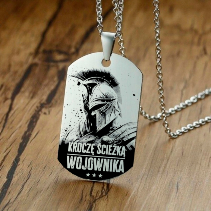 Motywacyjny Naszyjnik Nieśmiertelnik Dla Niego 