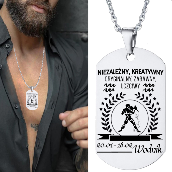 Naszyjnik Znaki Zodiaku Idealny Prezent Dla Niego