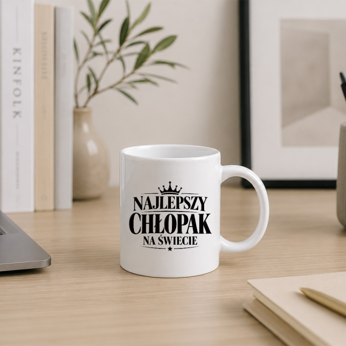 Kubek - Najlepszy Chłopak na Świecie - Prezent Dla Chłopaka