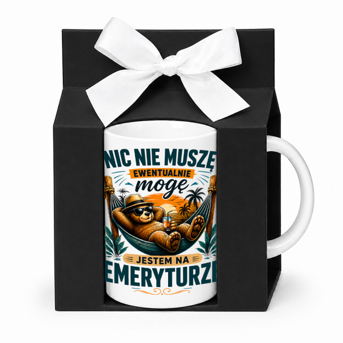 Kubek Dla Emeryta - Nic Nie Musze - Jestem Na Emeryturze