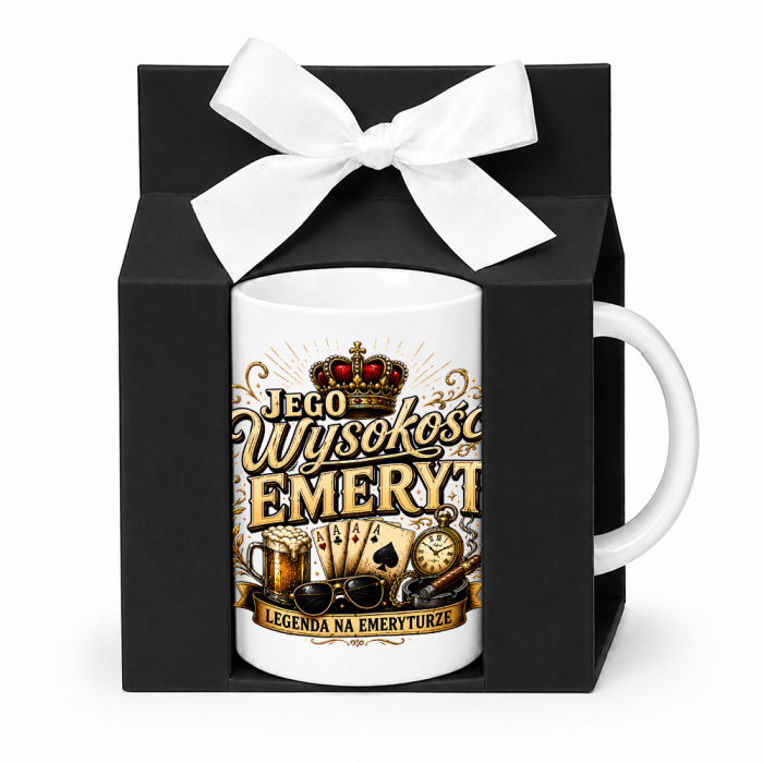 Kubek Dla Emeryta - Jego Wysokość Emeryt - Legenda na emeryturze