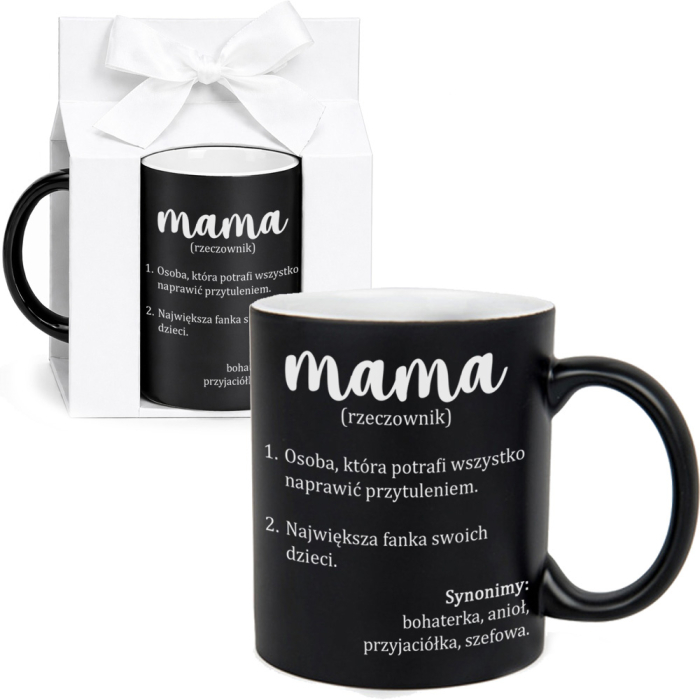 Kubek dla Mamy „Mama (rzeczownik)” Prezent na Dzień Mamy- Wyjątkowy Prezent