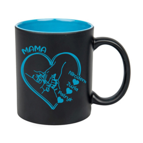 Kubek Dla Mamy + Imiona Dzieci, Serce Prezent Dzień Matki
