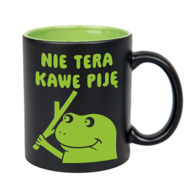 Kubek z Grawerem -NIE TERA KAWE PIJĘ- Śmieszny Prezent dla Niej i dla Niego
