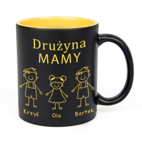 Kubek na Dzień Matki Drużyna MAMY- z imionami Dzieci