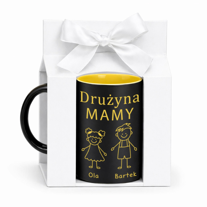 Kubek na Dzień Matki Drużyna MAMY- z imionami Dzieci