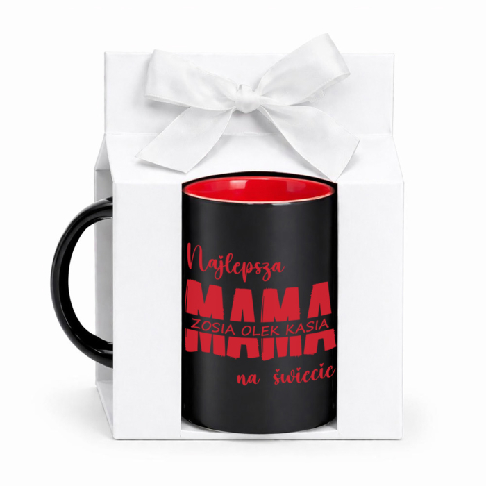 Kubek dla Mamy „Najlepsza Mama na Świecie” + Imiona Dzieci