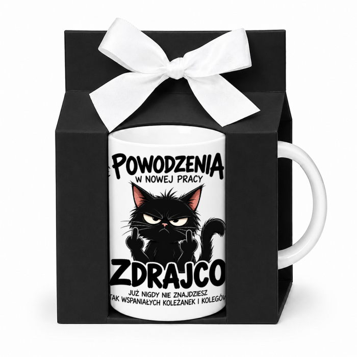 Kubek „Powodzenia w Nowej Pracy Zdrajco - Na Prezent Na Odejście z pracy