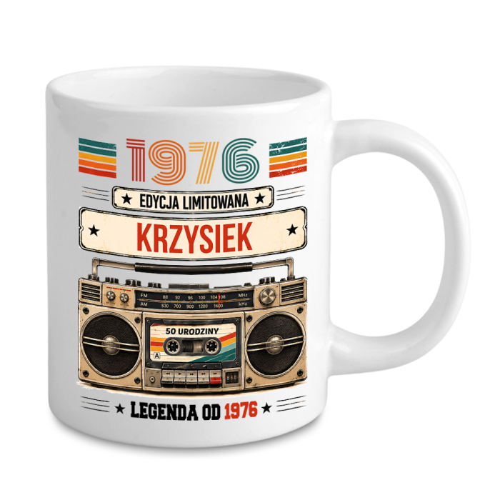 Kubek Urodzinowy - Edycja Limitowana – Legenda od - Prezent na 10 20 30 40 50 60 Urodziny