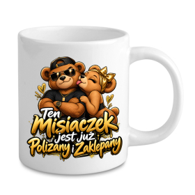 Kubek Ten Misiaczek Jest Zaklepany i Polizany Prezent dla Zakochanych